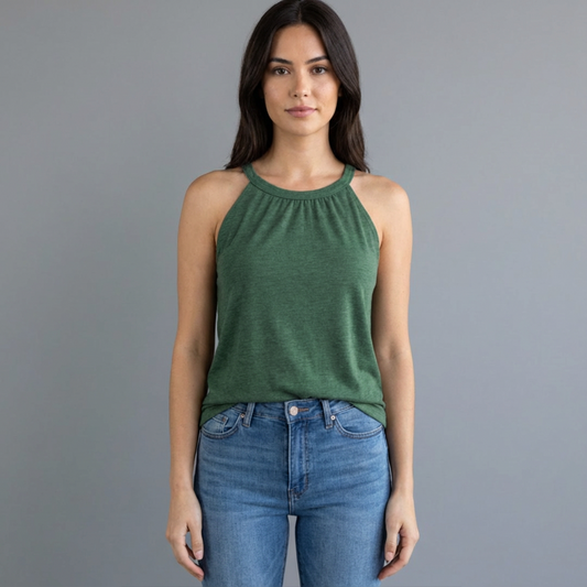 Tammy | Women’s Halter Neck Sleeveless Tank Top