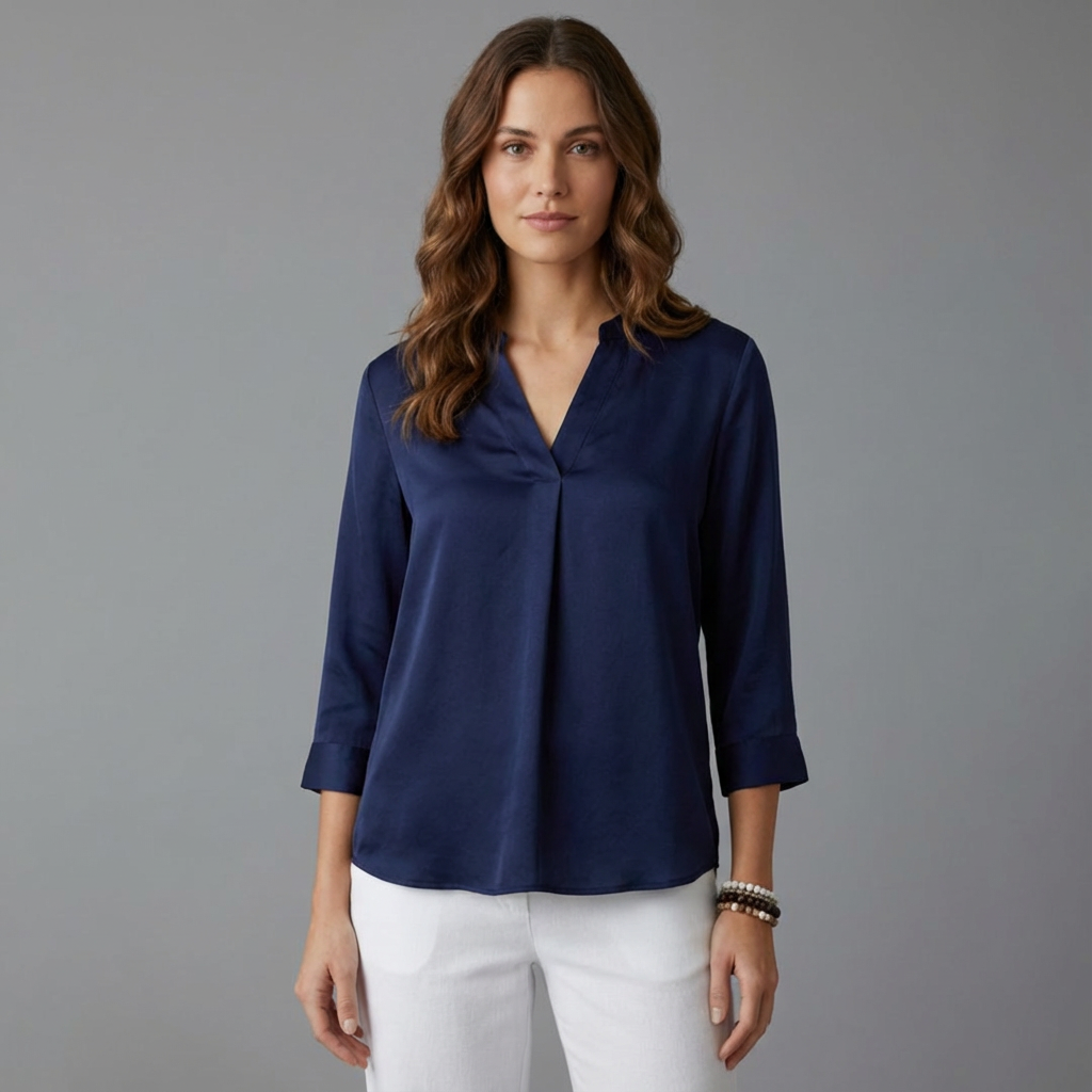 Lisa | Soft and Elegant V-Neck Shirt